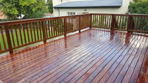 Wood deck